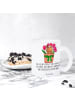 Mr. & Mrs. Panda Kaffeetasse Hase Tulpen mit Spruch in Transparent