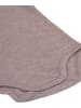 Normani Outdoor Sports 3er Set Unisex Baby Merino Kurzarm-Strampler Kurzarm Body mit Knopf in Blau/Anthrazit/Rosa