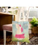 Mr. & Mrs. Panda Schultertasche Einhorn Ballerina Design mit Spruch in Weiß