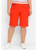 sheego Twill-Bermudas in rot