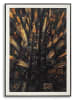 Mauro Ferretti Gemälde auf lackierter Leinwand mit Rahmen und Reliefs, 72 x 4 x 102 cm