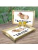 Mr. & Mrs. Panda Holz Tablett Meerschweinchen Weisheit mit Spruch in Weiß