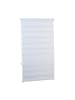 relaxdays 4x Doppelrollo in Weiß - (B)76 x (H)156 cm