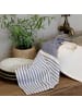 Chic Antique Geschirrtuch AIX Querstreifen Blau Creme