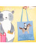 Mr. & Mrs. Panda Shopper Reiten und Rätsel mit Spruch in Sky Blue