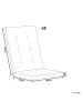 Beliani 8er-Set Auflagen MAUI PREMIUM in Grau