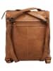 SPIKES & SPARROW Rucksack echt Leder in cognac