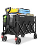 tectake Handwagen RollRider faltbar, Teleskopgriff, Profilräder