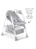 Hauck Sitn Relax 3in1 - Hochstuhl ab der Geburt, in grau,weiss