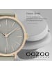 Oozoo Analog-Armbanduhr Oozoo Timepieces grau groß (ca. 44mm)