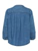CULTURE Langarm-Bluse CUlivie Regular fit in Dark Blue Wash