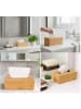 Cheffinger Bambus Taschentuschbox - Kosmetikbox für Bad, Wohnzimmer & Büro in Braun