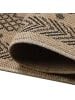 KADIMA DESIGN Teppich Outdoor Waschbar Vintage KASBERG Strapazierfähig OEKO-TEX in Schwarz