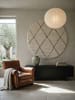 KADIMA DESIGN Rundteppich Berber weich wohnlich Wohnzimmer Schlafzimmer in Schwarz