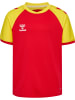 Hummel T-Shirt Raglanärmel Hmlmatch Kinder in TRUE RED/BLAZING YELLOW