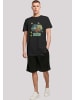 F4NT4STIC Long Cut T-Shirt Long Cut T-Shirt 'Scooby Doo Mystery Inc Group' in schwarz