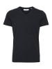 CASUAL FRIDAY V-Ausschnitt T-Shirt Einfarbiges Kurzarm Basic LINCOLN in Schwarz