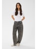 Kaffe Jeans KAross Loose fit in Dark grey washed denim