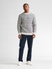 Petrol Industries Strickpullover mit geometrischem Muster irongate in Weiß