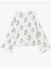 KOTON Bluse in Hellblau gemustert