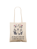 Mr. & Mrs. Panda Shopping Bag Liebe Schwester mit Spruch in Creme