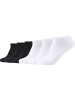 S. Oliver Unisex-Sneaker-Socken 6 Paar in schwarz/weiß