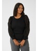 KAFFE curve Langarm-Bluse KCnioma in Black Deep