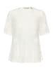 CULTURE Kurzarm-Bluse CUhenriette Relaxed fit in Spring Gardenia