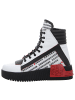 Mustang Schnürstiefelette in weiss