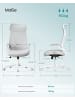 SONGMICS Bürostuhl Kime in Grau - (B)70 x (H)(113-123) x (T)70 cm
