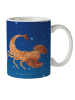 Mr. & Mrs. Panda Tasse Sternzeichen Skorpion ohne Spruch in Sternenhimmel Blau
