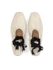 Kazar Studio Ballerinas in Off-white