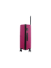Saxoline Fiesta Trolley TSA Zahlenschloss Spinner 75 cm in fuchsia