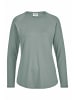 Hessnatur Longsleeve in mattgrün
