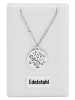 Adeliás Damen Halskette mit Anhänger – Lebensbaum aus Edelstahl in silber