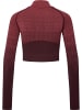 Hummel Trainingsjacke "Mt Fade Seamless Half Zip" in Braun