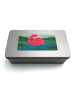 Mr. & Mrs. Panda Puzzle Flamingo Stolz Design ohne Spruch in Weiß