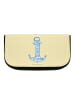 Mr. & Mrs. Panda Schminktäschchen Anker Blau ohne Spruch in Gelb Pastell