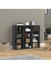 VCM  Holz CD DVD Standregal Bücherregal Regal Zilas L in Anthrazit