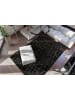 Kayoom Wohnzimmer Teppich – Hochflorteppich Bijou 125 in schwarz - gold - rechteckig