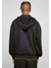 Mister Tee Zip-Kapuzenpullover in black