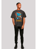 F4NT4STIC Oversize T-Shirt Asteroids Vintage Atari Retro Gaming in schwarz