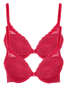 Lisca 2er Pack Push up BH in red