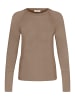 b. young Strickpullover langarm BYMMORLA Tight fit in Walnut Melange