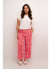 Kaffe Casual Hose KAdacia Loose fit in Black / Antique Zebra Print
