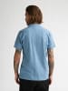 Petrol Industries Kurzarm-Poloshirt Aceite in Blau