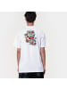 Santa Cruz T-Shirt "Screaming Rose Flash Hand T-Shirt" in Weiß
