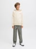 JACK & JONES Junior Kapuzenpullover in Antique White