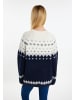 usha BLUE LABEL Damen Strickpullover in Marine Mehrfarbig