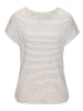 Vivance Kurzarmshirt in creme, schwarz